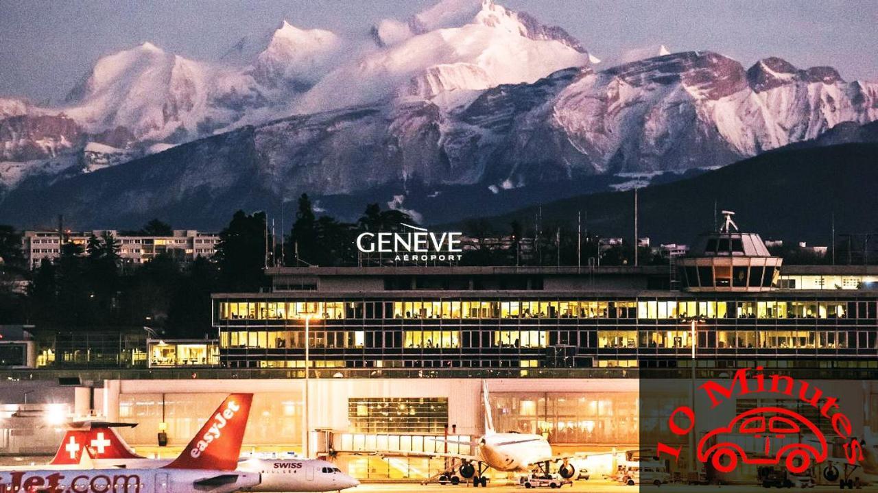 Location Chambres Le Panorama - Aeroport Geneve - Pays De Gex Chevry  Eksteriør billede